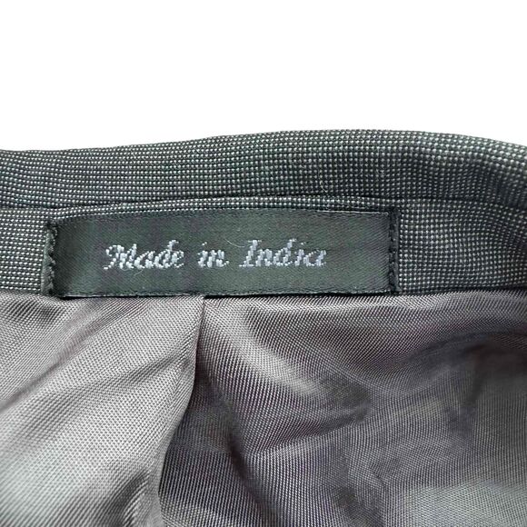 Michael Kors Dark Grey Button Single Breasted Notched Lapel Mens Blazer Size 44L - Picture 15 of 16